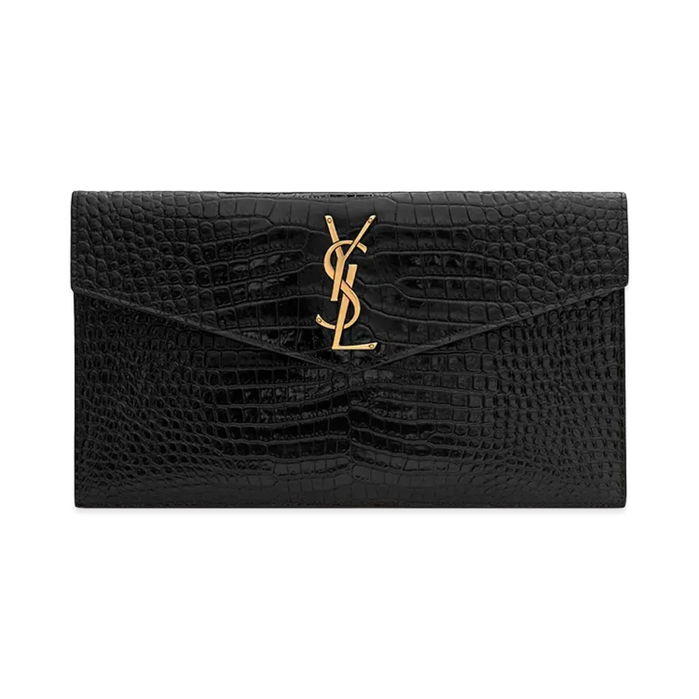 Saint Laurent Women's 'Uptown' Clutch "Black"