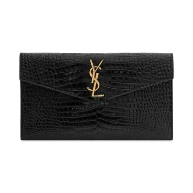 Saint Laurent Women's 'Uptown' Clutch "Black"