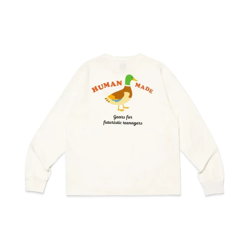 HUMAN MADE Graphic L/S T-Shirt #3 "White"