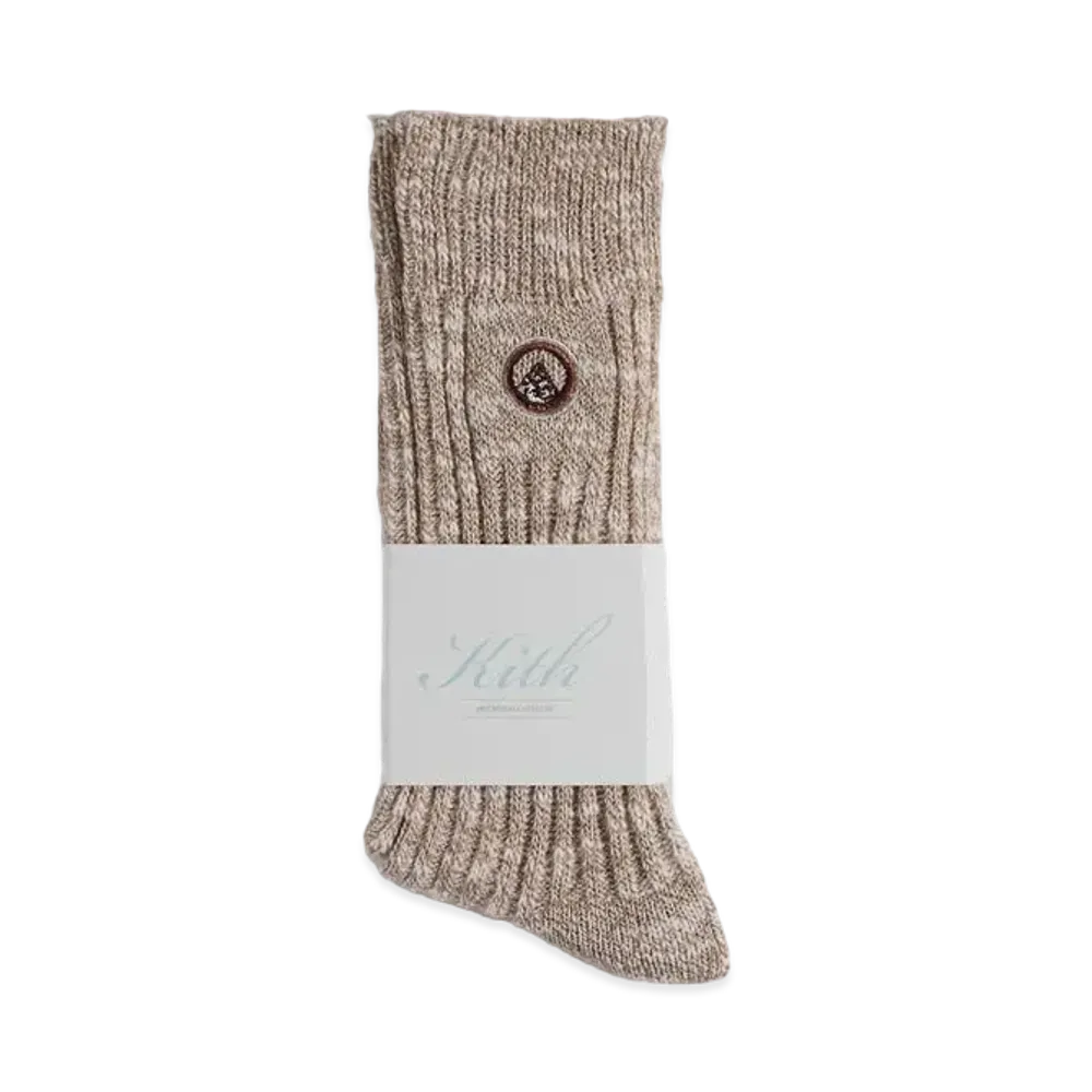 Kith Willet Marled Crew Socks "Gem"