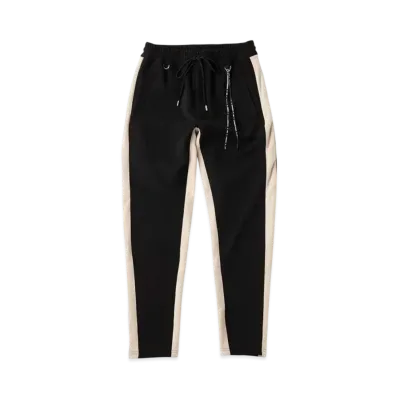 mastermind WORLD Slim Side Line Track Pants "Black Sand"