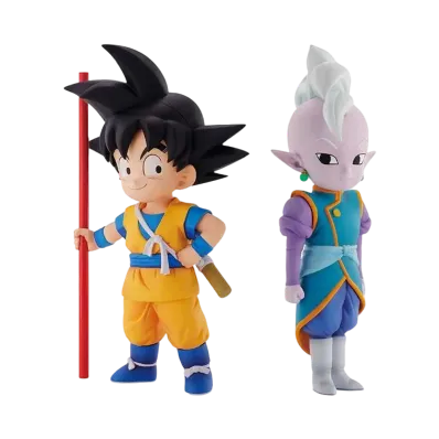 BANDAI "Ichiban Kuji" -Dragon Ball DAIMA- A Prize Son Goku (Mini) & Supreme Kai (Mini) MASTERLISE PLUS
