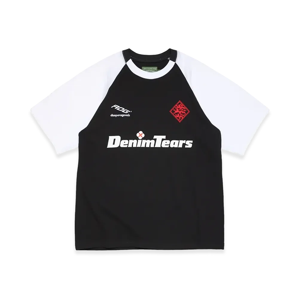 DENIM TEARS DT Football Raglan Tee "Black"