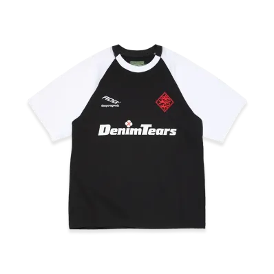 DENIM TEARS DT Football Raglan Tee "Black"