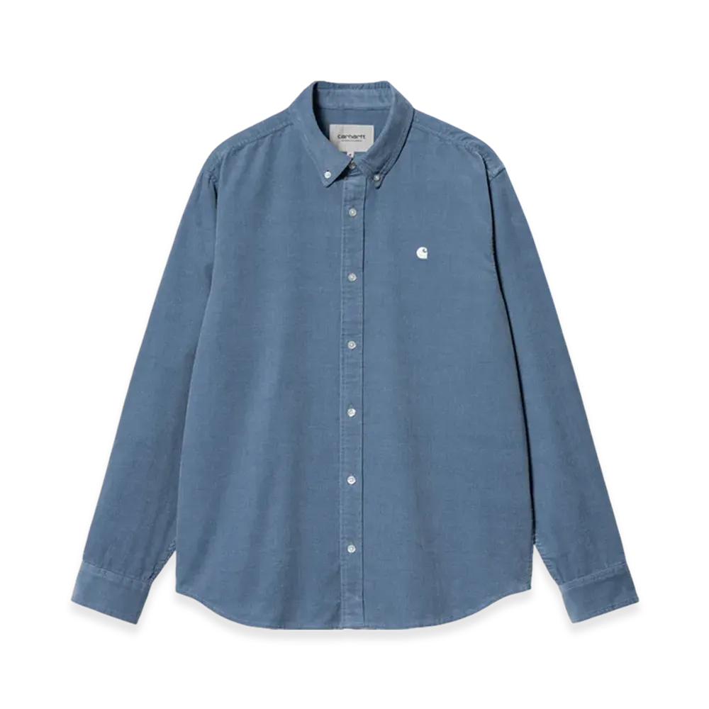 Carhartt WIP Madison Fine Cord Shirt "Sorrent/Wax"