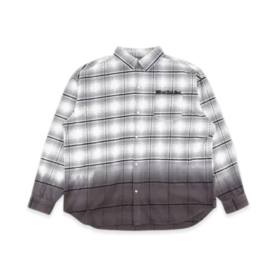 WIND AND SEA Gradation Flannel Shirt "Gray"