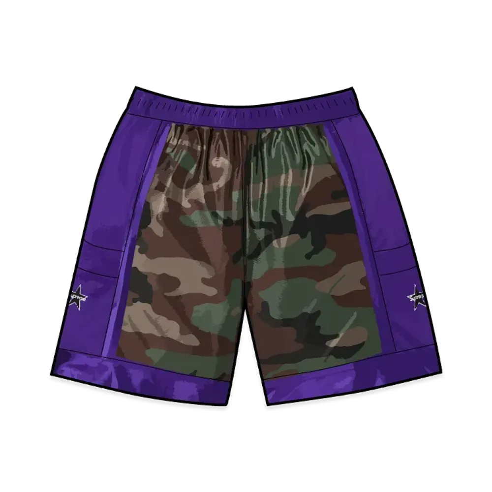 Supreme Side Pocket Basketball Short "Woodland Camo"