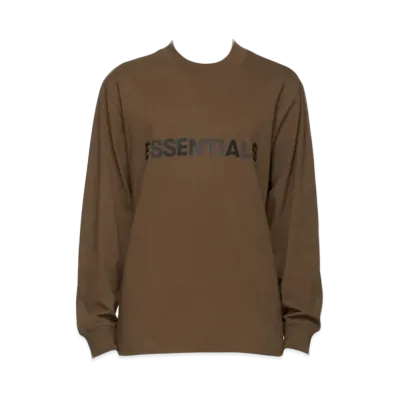 FEAR OF GOD ESSENTIALS / SSENSE 3D Silicon Applique Boxy Long Sleeve T-Shirt "Rain Drum"
