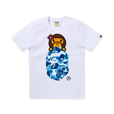 A BATHING APE ABC Camo Lisa On Ape Head "White/Blue"