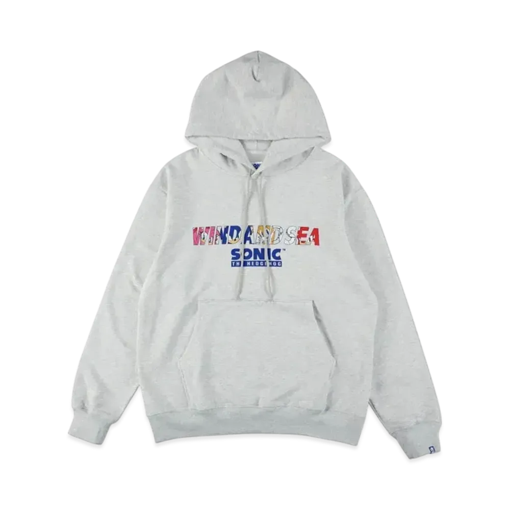 WIND AND SEA x Sonic The Hedgehog Hooded Sweatshirt "Gray"