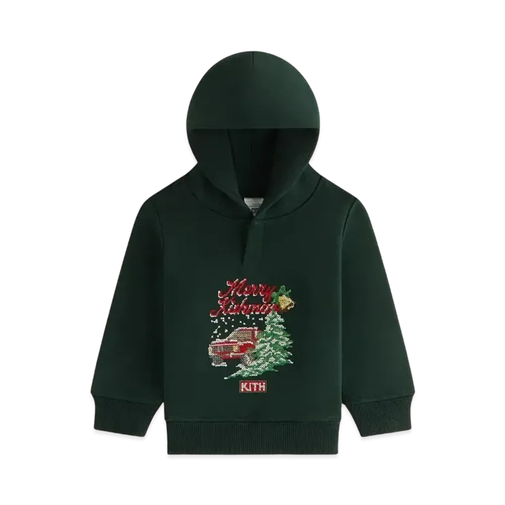 Kith Kithmas Baby Needlepoint Hoodie "Stadium"