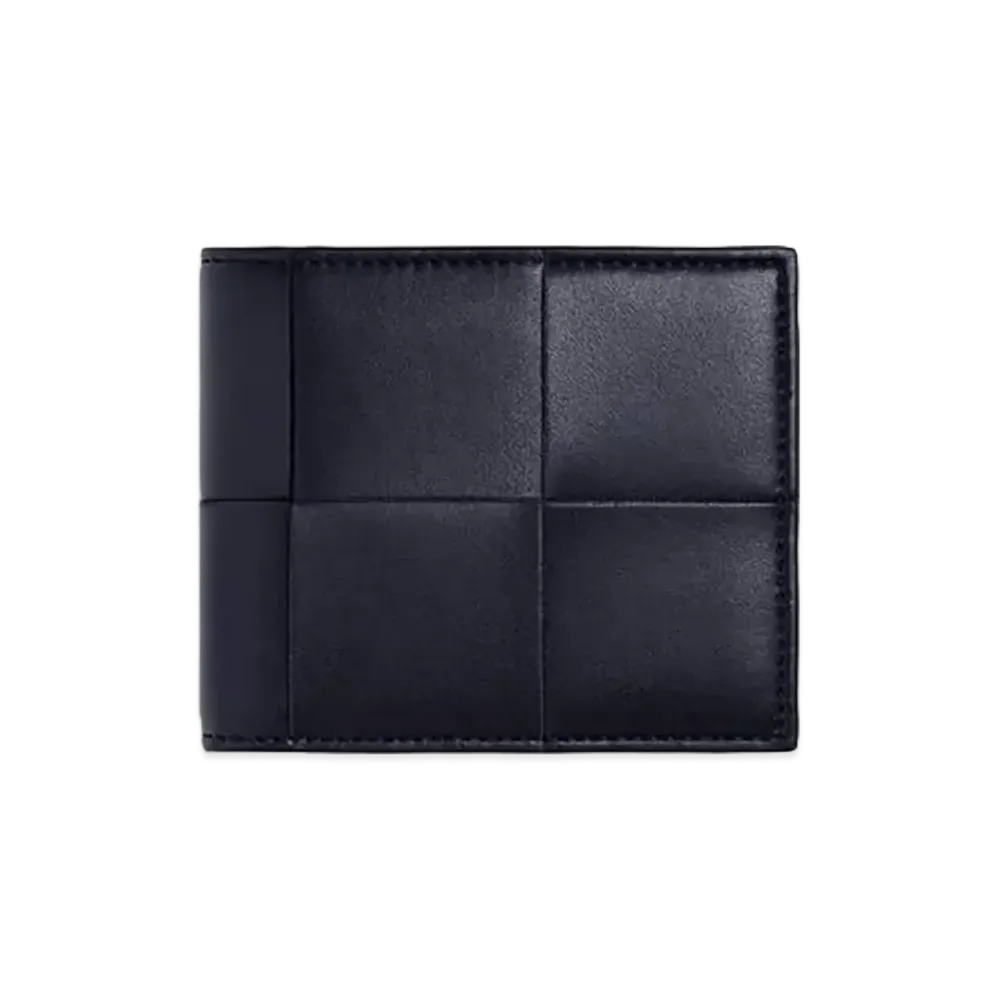 Bottega Veneta Cassette Bi-fold Wallet with Coin Purse "Nocturnal/Royal Blue"
