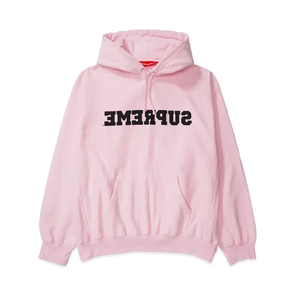 Supreme Reverse Hooded Sweatshirt "Pink"