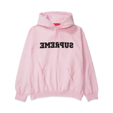 Supreme Reverse Hooded Sweatshirt "Pink"