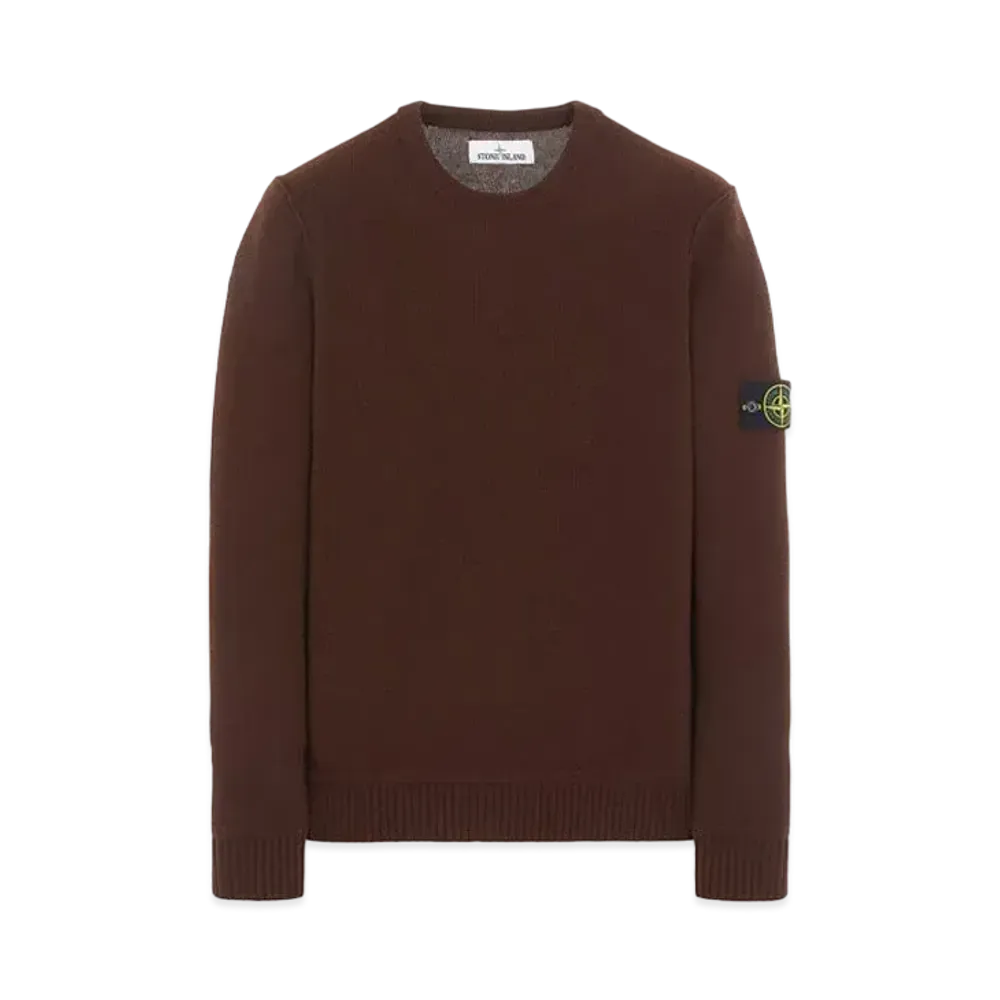 Stone Island 577B6 GEELONG WOOL "Mahogany Brown"