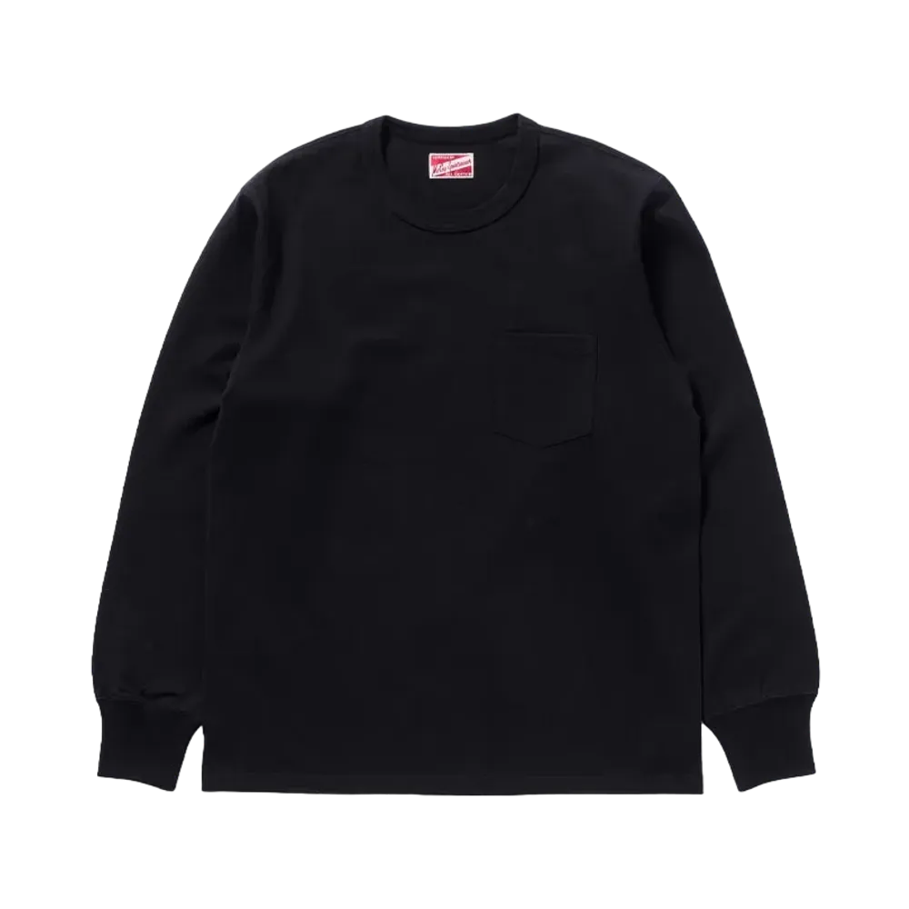 THE REAL McCOY'S Pocket Tee L/S "Black"