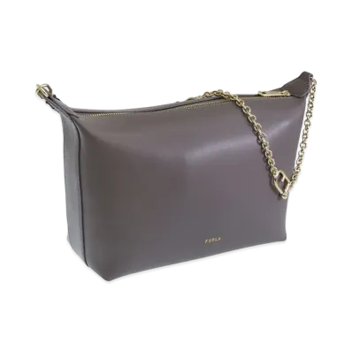 FURLA Furla Nuvola Mini Crossbody Hobo "Gray"