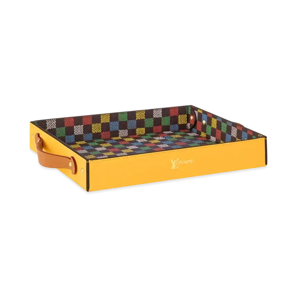 Louis Vuitton LV Vers Damier Tray "Multicolor/Yellow"