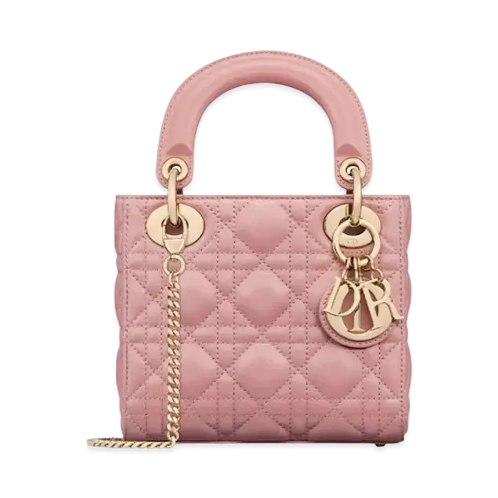 Dior Mini Lady Bag Antique "Pink"