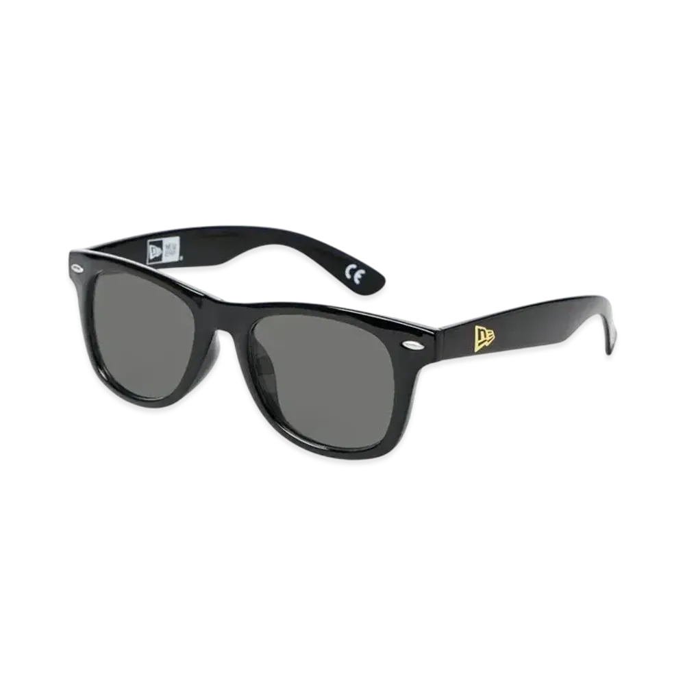 NEW ERA Sunglasses Wellington Square Lens Shiny Black Frame Photochromic Grey Lens "Black/Gray"