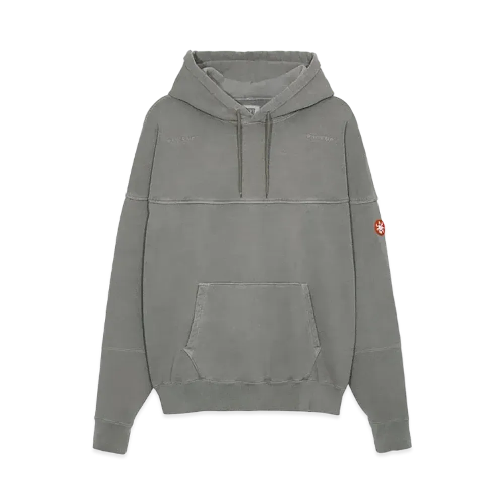 Cav Empt (C.E) OVERDYE ROUND CUT HEAVY HOODY "Grey"