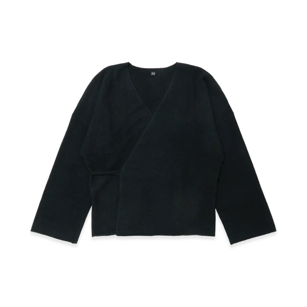 T.T Taiga Takahashi Women's Cashmere Samue Cardigan "Black"