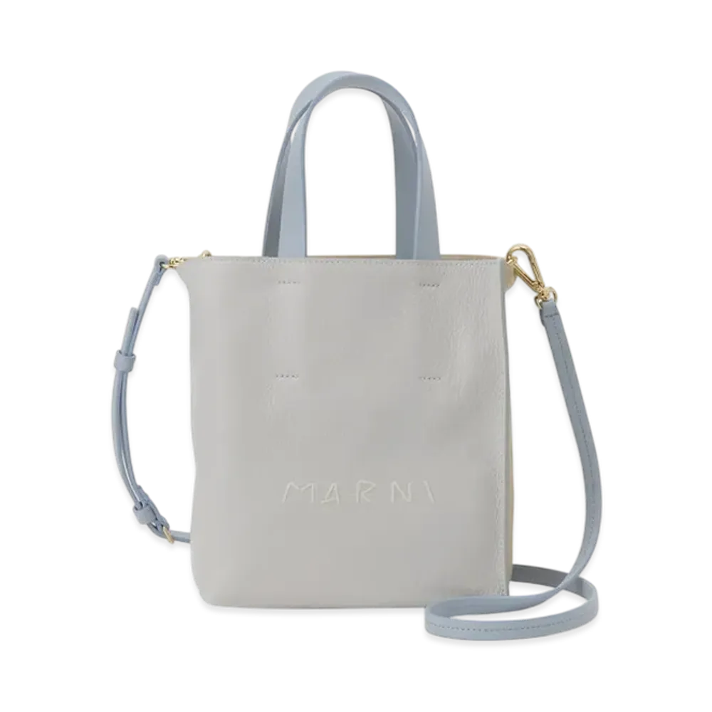 MARNI Museo Soft Mini Tote Bag "Blue"