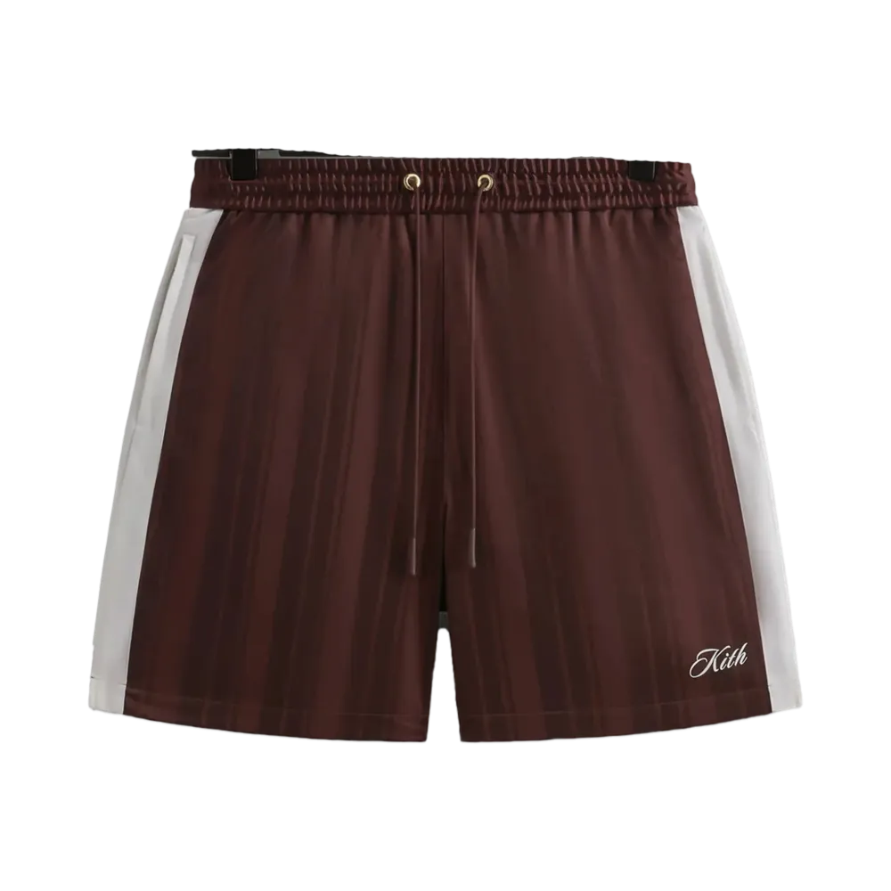 Kith Pinstripe Tricot Active Short "Magma"