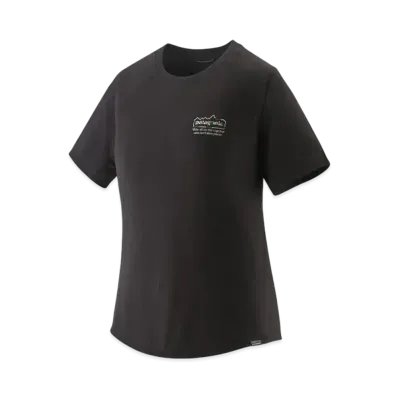 Patagonia Women's Capilene Cool Trail Graphic Shirt "Black"