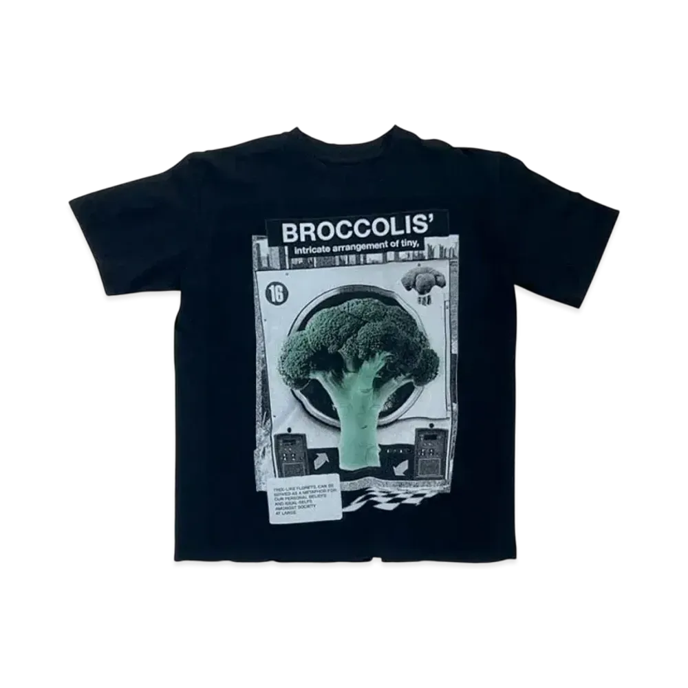 KURO 17/- Round Shape Dyed Tee "Black"