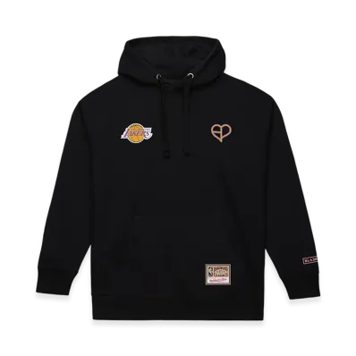 Mitchell & Ness x BLACKPINK Lakers Hoodie "Black"