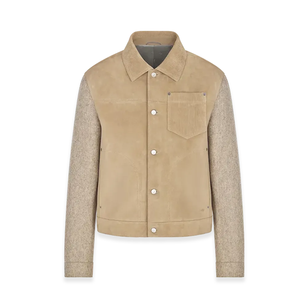 Dior Two-Material Jacket "Beige"