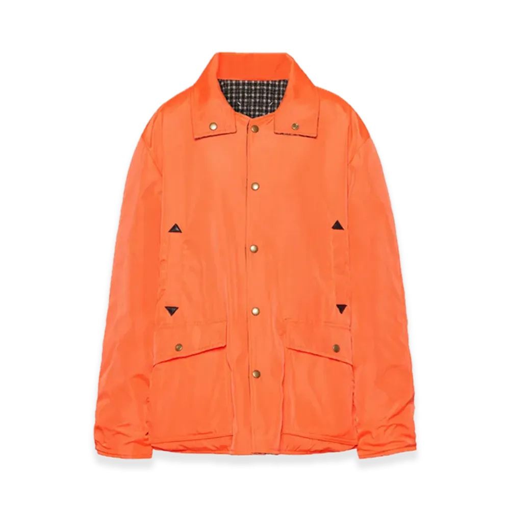 Maison Margiela Reversible Jacket "Fluo Orange/Black Check"