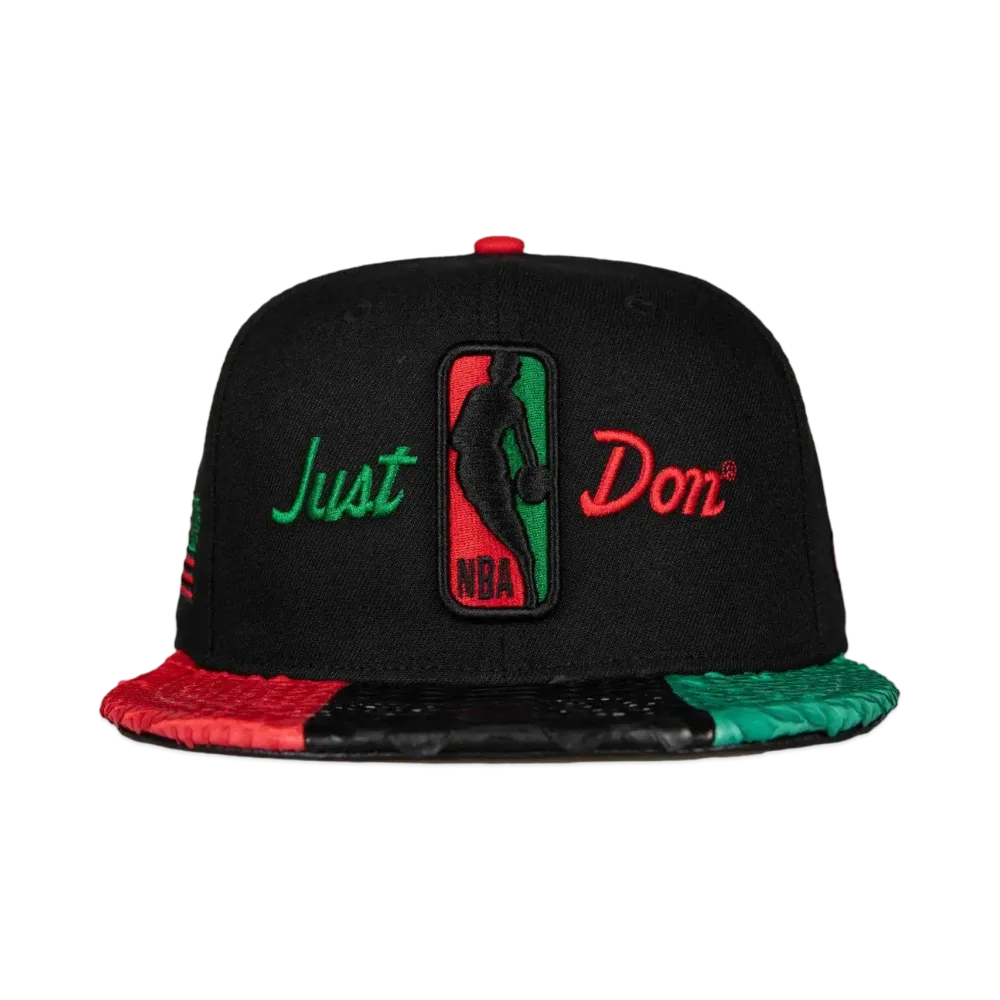 Just Don Juneteeth Cap "Black/Multi"