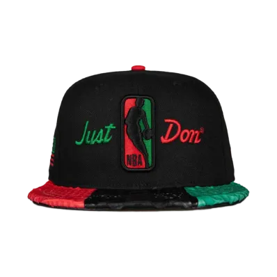 Just Don Juneteeth Cap "Black/Multi"