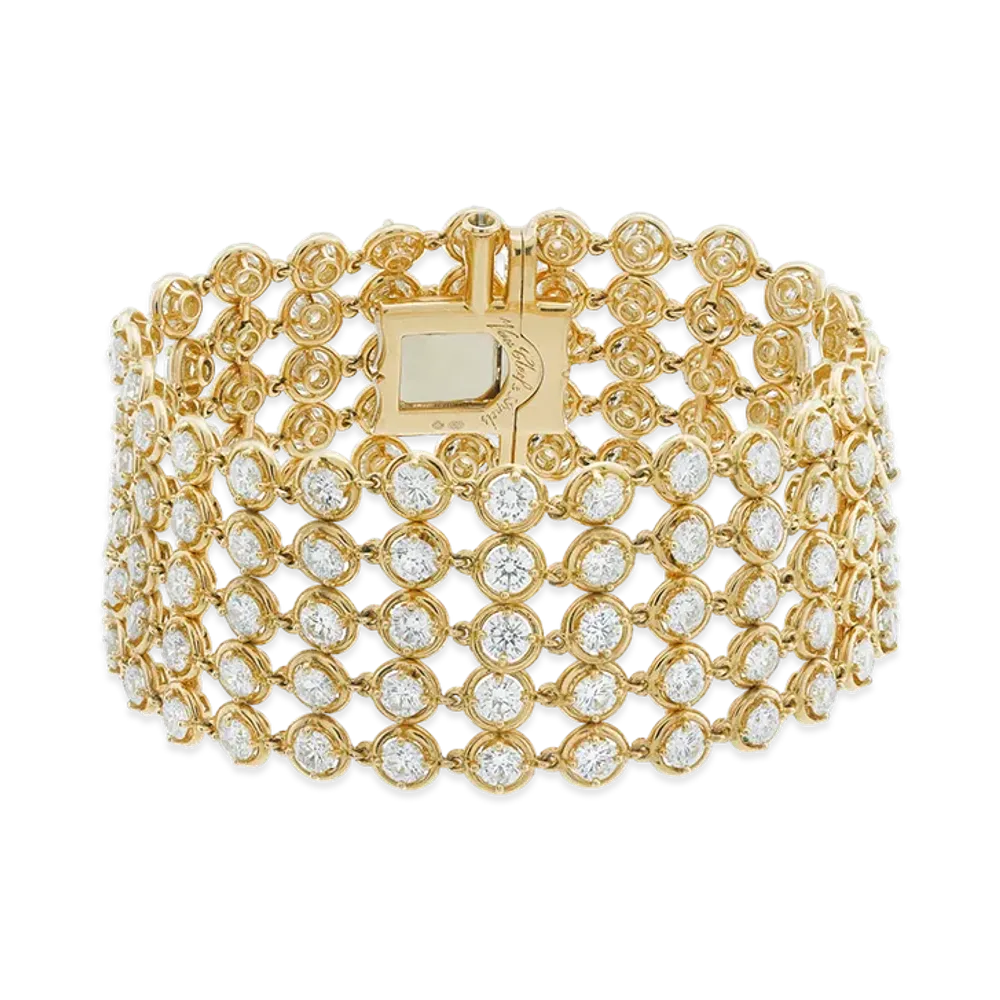 Van Cleef & Arpels Palmyre bracelet "18K Yellow gold/Diamond"