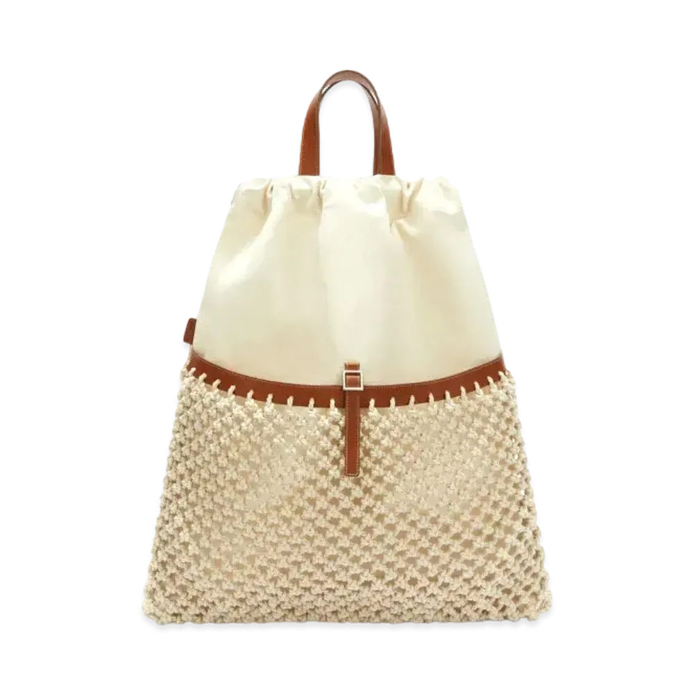 Jil Sander Drawstring Backpack "White"