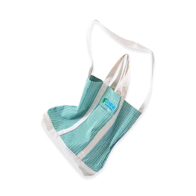 FamilyMart Convenience Wear x NIGO Tote Bag FAMIMA "Green Stripe"