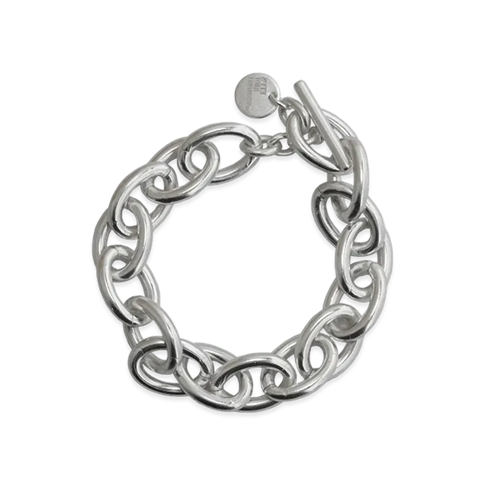 S'YTE Brass Chain Mantel Bracelet "Silver"