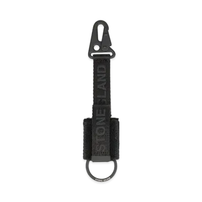 Stone Island 95565 NYLON POLYESTERE TAPE AND ELASTIC LOOP "Black"