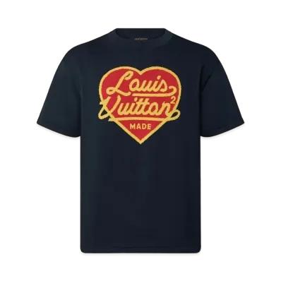 Louis Vuitton x NIGO HEART S/S CREWNECK "Navy"