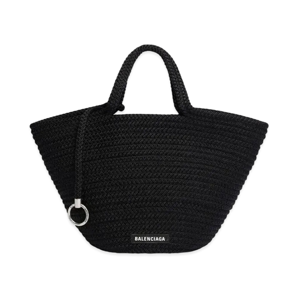 BALENCIAGA Ibiza Medium Basket With Strap "Black"