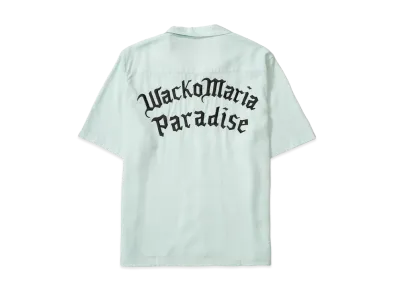 WACKO MARIA 50's Open Collar Shirt "Light Green"