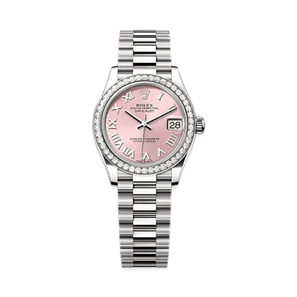 ROLEX Datejust 31mm White Gold Diamond 278289RBR "Pink"