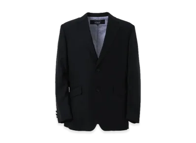 COMME des GARCONS HOMME Wool Gabardine Classic Jacket "Navy"