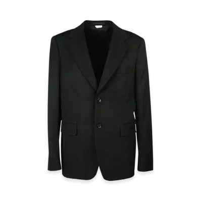 COMME des GARCONS HOMME PLUS Wool Gabardine Single Jacket "Black"