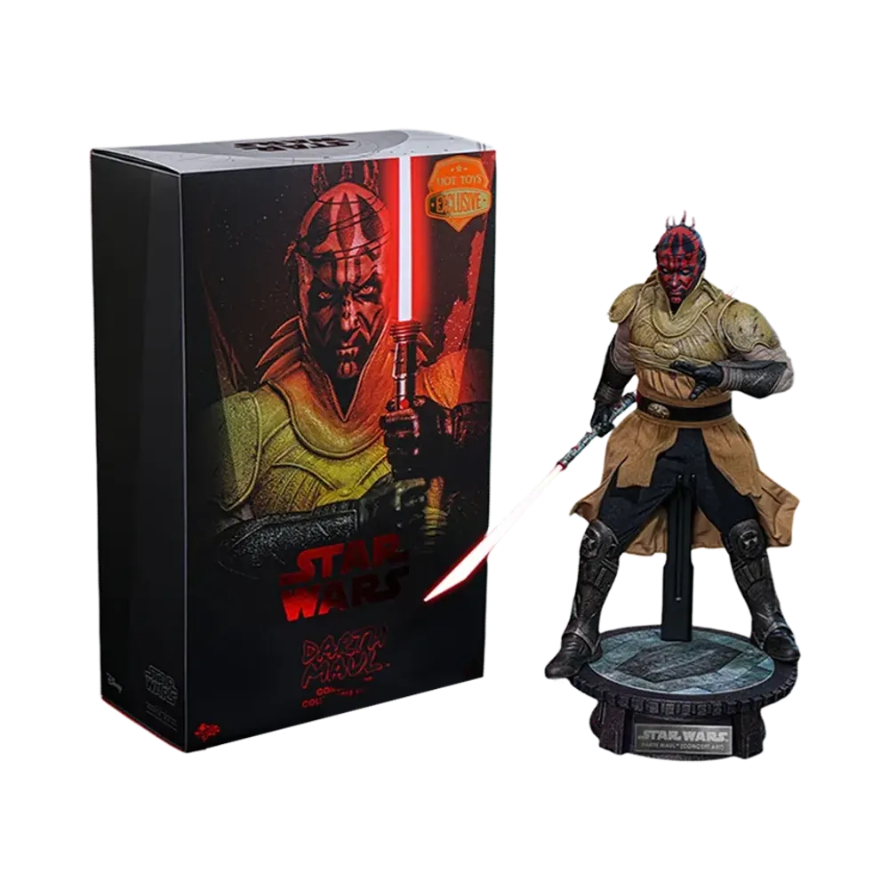 Hot Toys "Movie Masterpiece" -Star Wars / Episode I The Phantom Menace- 1/6 Scale Fully Poseable Figure: Darth Maul (Concept Art) [With Bonus Sleeve Packaging]