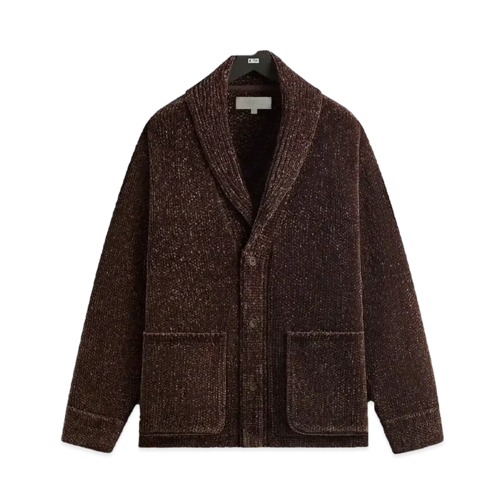 Kith Francis Chenille Shawl Collar Coat "Confection"