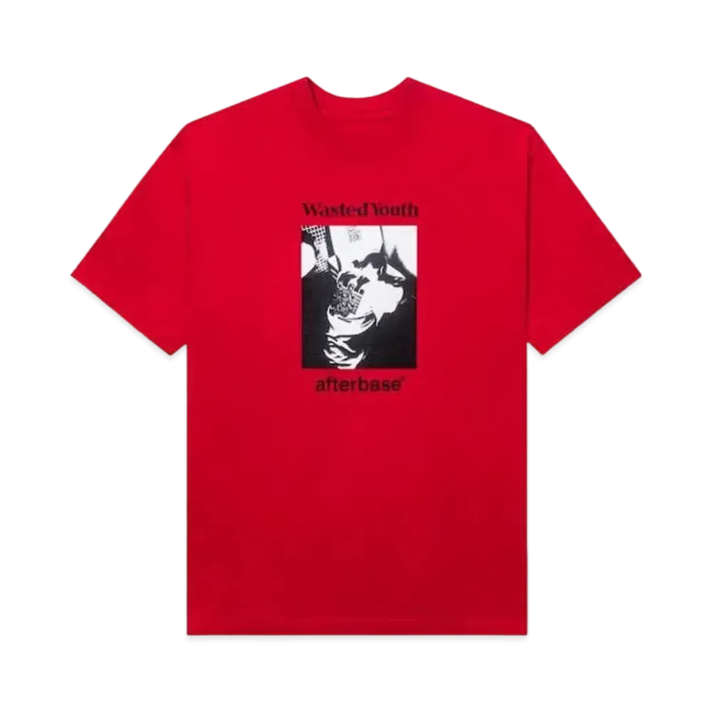 Wasted Youth Afterbase DRUNK TEE "Red" / VERDY