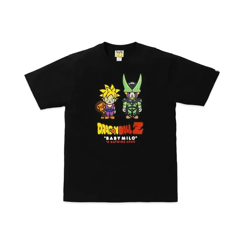 A BATHING APE / Dragon Ball Z Baby Milo Son Gohan & Cell Tee "Black"